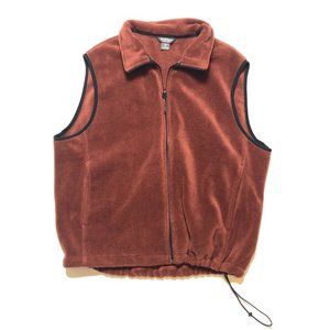 Woolrich Mens XL Fleece Vest Zip Up